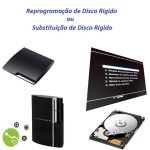 Substituição de Disco Rigido PS3