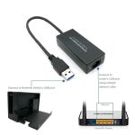Adaptador de Internet RJ45 p/ USB3.0 para Nintendo Switch