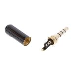 Jack 3.5mm 4 Polos em Preto