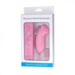 Comando Wii c/ Wii Motion Plus + Nunchuck Rosa