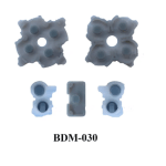 Almofadas de Borracha Condutora de Silicone para Dualsense BDM-030