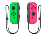 Par de Comandos Joy-con Pink Green/Neon