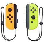 Par de Comandos Joy-con Amarelo e Amarelo Néon